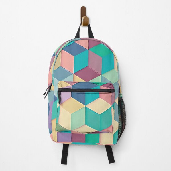 Item preview, Cubic Isometric in Pastel Colours designed and sold by Patternifico.