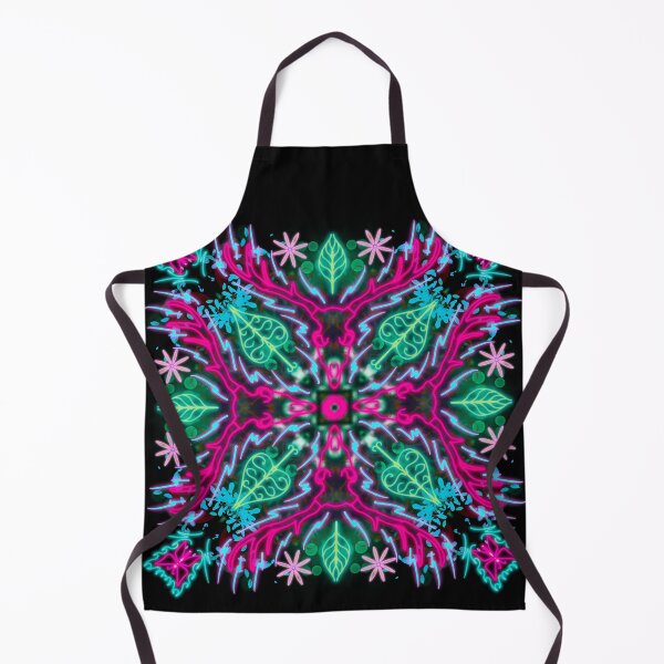 Item preview, Neon Mandala Flower Abstract designed and sold by Chatchot.