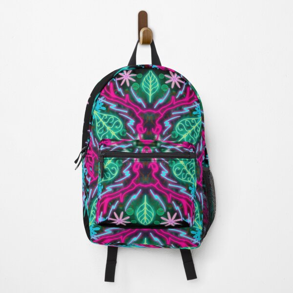 Item preview, Neon Mandala Flower Abstract designed and sold by Chatchot.