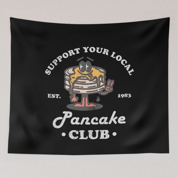 Item preview, Support Your Local Pancake Club Funny Pancake Lover  designed and sold by fooderiffic.