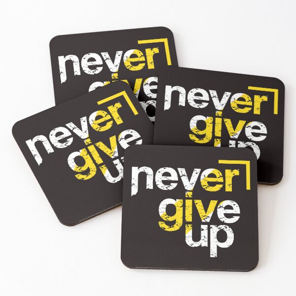 Item preview, Never Give Up - Motivational  designed and sold by Eskitus Fashion.