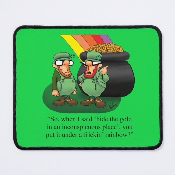 Item preview, Funny St. Patrick’s Day Leprechaun Cartoon Humor designed and sold by abbottoons.