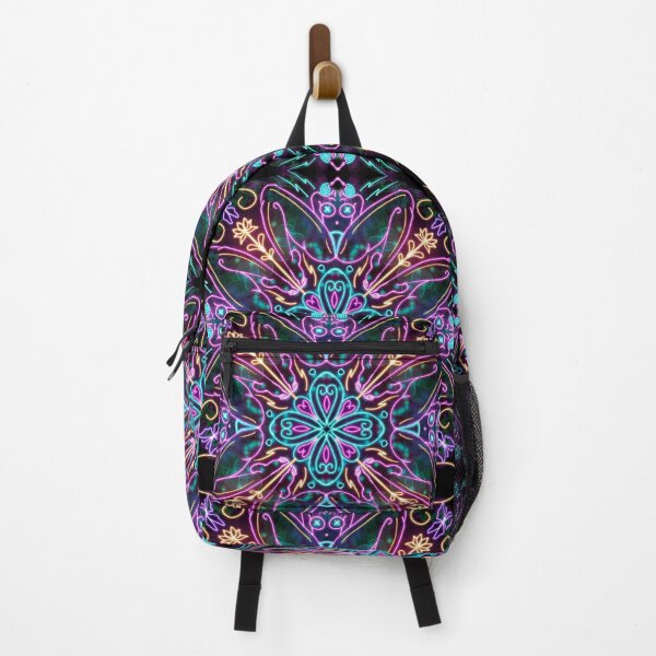 Item preview, Neon Mandala Flower Abstract designed and sold by Chatchot.