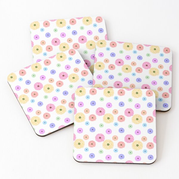 Item preview, Cute Pastel Spring Flowers Seamless Pattern designed and sold by Aerodin.