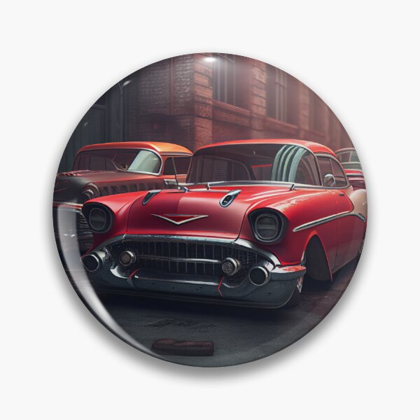 Item preview, Vintage Verve: A Red Car on the Road designed and sold by LukeAiWalker.