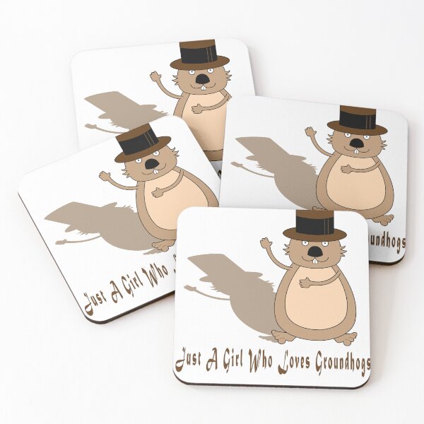 Item preview, Just A Girl Who Loves Groundhogs designed and sold by Soudesign99.