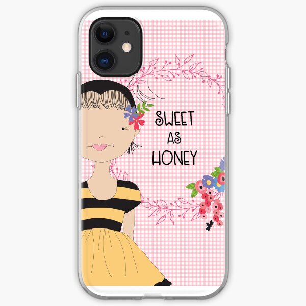 Bee Girl iPhone Soft Case