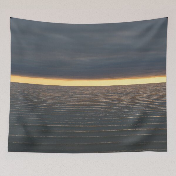 Item preview, Concealed Sunset - Heavy Cloudbank and Orderly Waves designed and sold by Georgia Mizuleva.