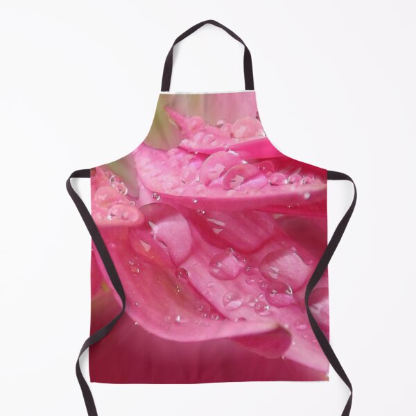 Item preview,  Pink raindrops on petals designed and sold by Paws and Ink Art.