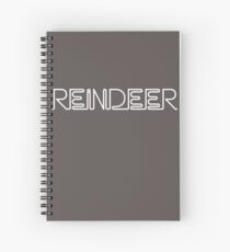Rentier Winter Wunderland Spiralblock