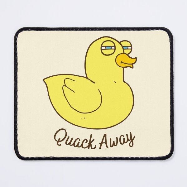 Item preview, Funny Duck says `quack away` designed and sold by Yulacreative.