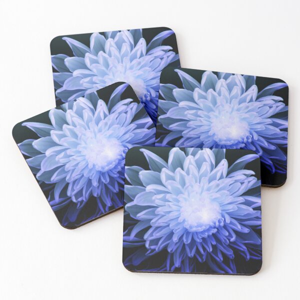 Item preview, Blue flower designed and sold by Paws and Ink Art.