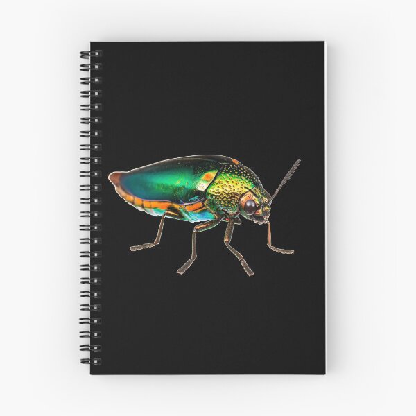 Item preview, Jewel beetle (Sternocera aequisignata) on black scarf designed and sold by ArthroLove.