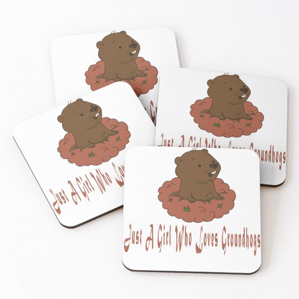 Item preview, Just A Girl Who Loves Groundhogs designed and sold by Soudesign99.