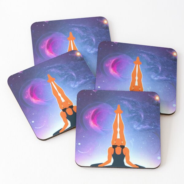 Item preview, Yoga in the space pretty cute trending girly  designed and sold by artstore911.