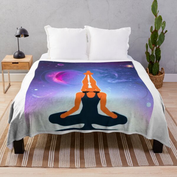 Item preview, Yoga in the space pretty cute trending girly  designed and sold by artstore911.