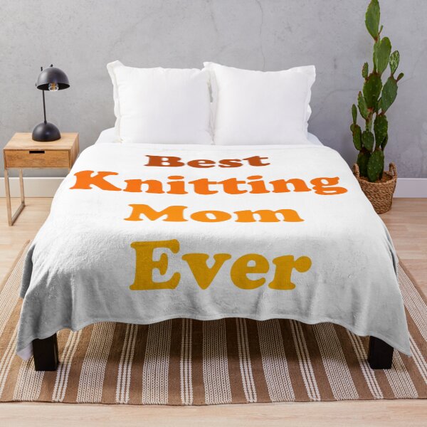 Item preview, Best knitting mom ever designed and sold by NewYorkColours.