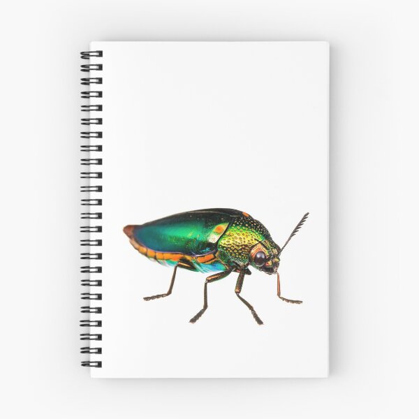 Item preview, Jewel beetle (Sternocera aequisignata) on white scarf designed and sold by ArthroLove.