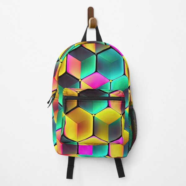 Item preview, Cubic Isometric in Neon Colours #1 designed and sold by Patternifico.