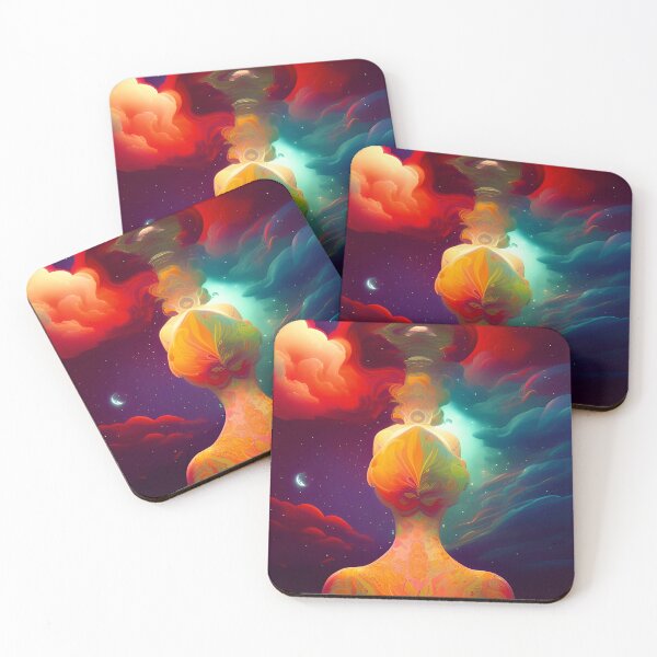 Item preview, psychedelic universe designed and sold by lumamoonia.