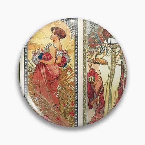 Item preview, Alphonse Mucha - Les Saisons - 1900 designed and sold by tomorrowsart.