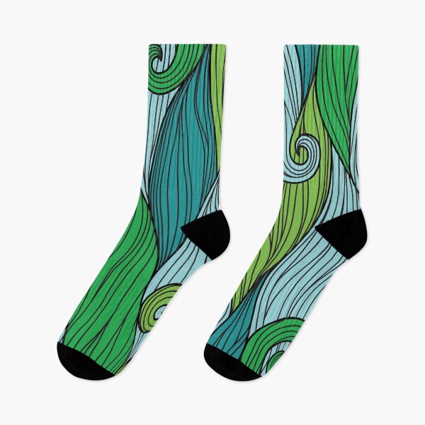 Item preview, Green leaves Pattern designed and sold by eskitus2020.