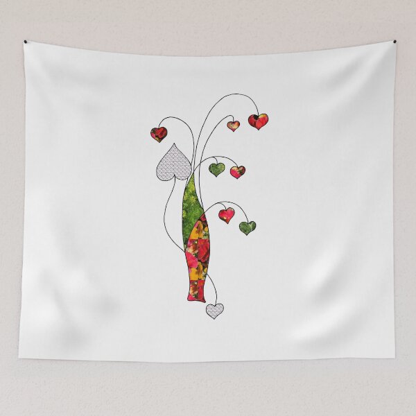 Item preview, Tree of hearts - cut love motif designed and sold by WRECZ.