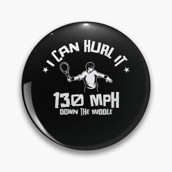 Item preview, I Can Hurl It Down The Middle Tennis designed and sold by MooonTees.