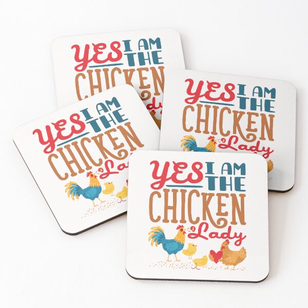 Item preview, Yes I Am the Chicken Lady Funny Backyard Chickens designed and sold by jaygo.