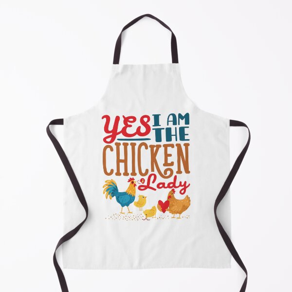 Item preview, Yes I Am the Chicken Lady Funny Backyard Chickens designed and sold by jaygo.