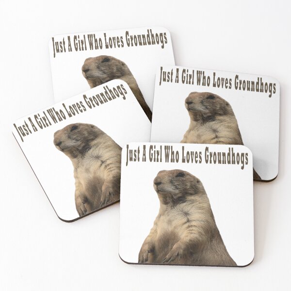 Item preview, Just A Girl Who Loves Groundhogs designed and sold by Soudesign99.