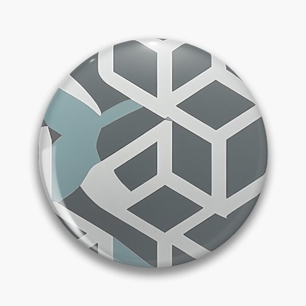 Item preview, "Julianna" - Modern Geometric Abstract Pattern in Grey Silver Black White designed and sold by HiArtify ❤️.