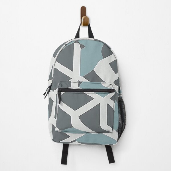 Item preview, "Julianna" - Modern Geometric Abstract Pattern in Grey Silver Black White designed and sold by HiArtify ❤️.