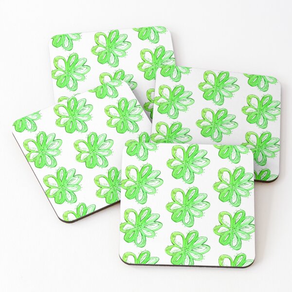 Item preview, Watercolor floral painting | green watercolor flower designed and sold by lausn.