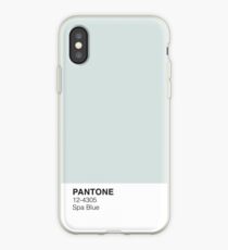 Spa Blau Pantone iPhone-Hülle & Cover