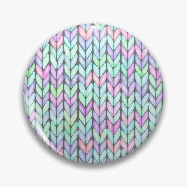 Item preview, Multicolor Realistic Knitted Pattern designed and sold by PotluckPrints.