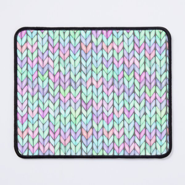 Item preview, Multicolor Realistic Knitted Pattern designed and sold by PotluckPrints.