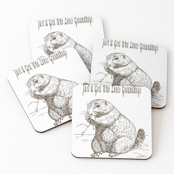 Item preview, Just A Girl Who Loves Groundhogs designed and sold by Soudesign99.