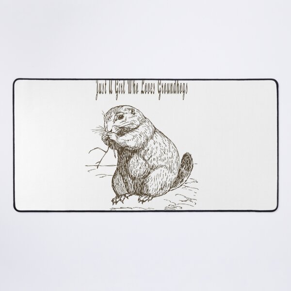 Item preview, Just A Girl Who Loves Groundhogs designed and sold by Soudesign99.