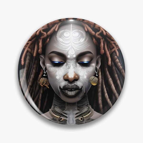 Item preview, African Women with Dreadlocks Art designed and sold by Huesoffun.
