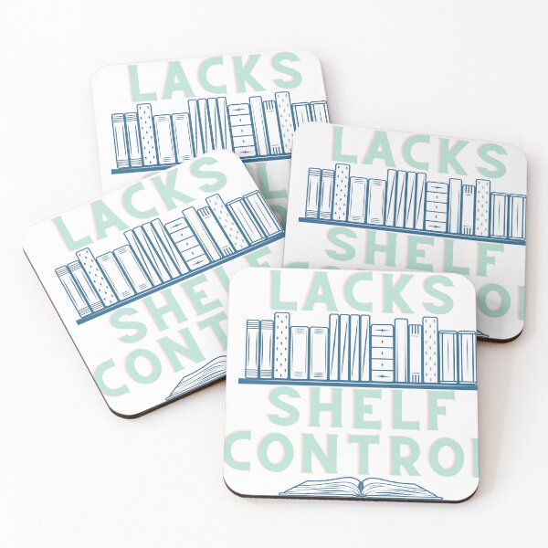 Item preview, book lover reader lacks shelf control designed and sold by TheWaterBirds.