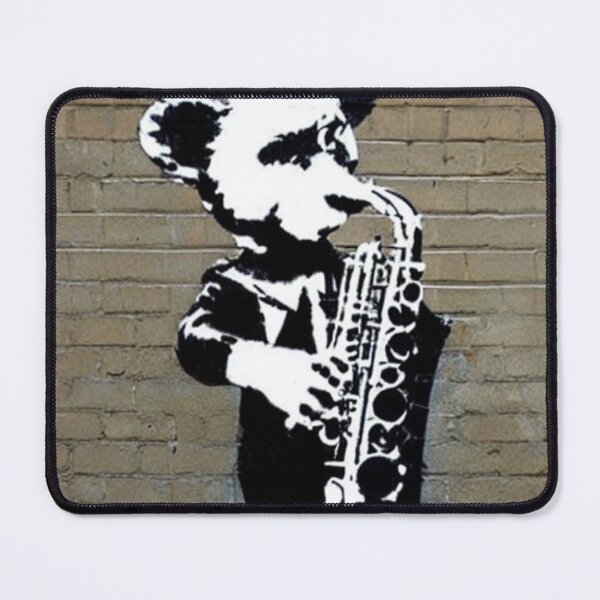 Item preview, Musician Teddy Bear playing drums | Banksy-inspired original street art stencil mural designed and sold by ArtworkbyEmmy.