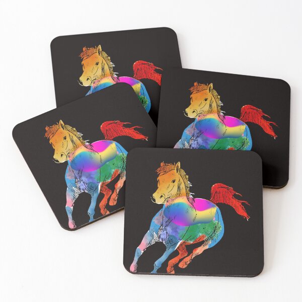 Item preview, Colorful Horse Digital Art  designed and sold by RBToper.