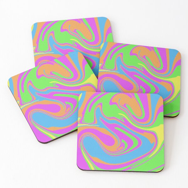 Item preview, A neon coloured marble effect designed and sold by Alima Designs.