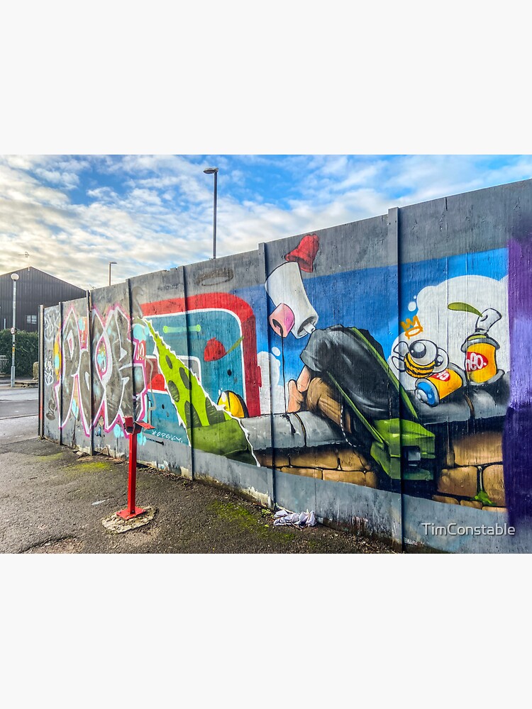 Autocollant mural graffitis urbain Street