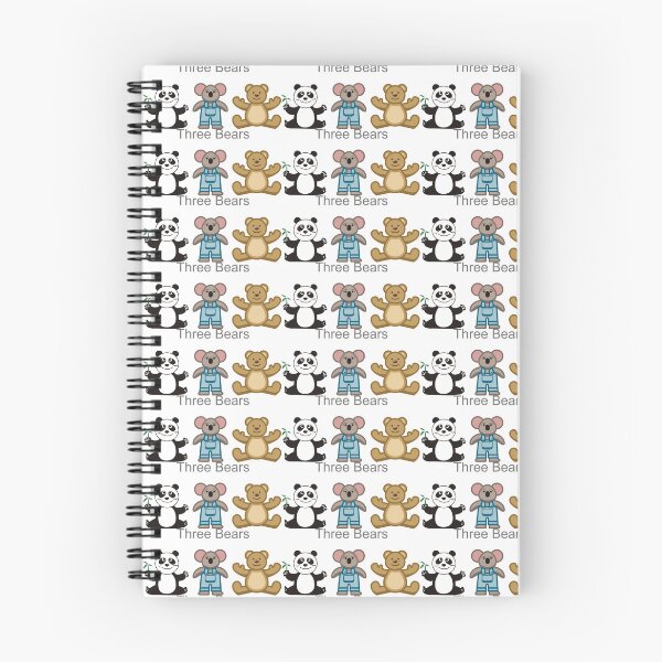 Item preview, Three Bears on white background designed and sold by PegasusDesigns.