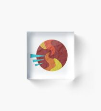 Crumpled Acrylic Block