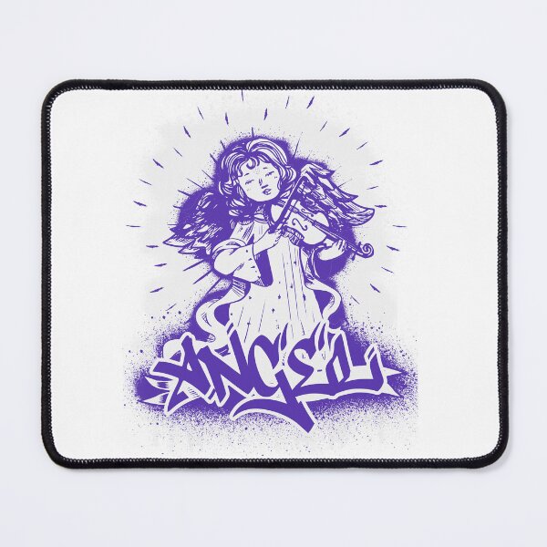 Item preview, Angel with violin music instrument graffiti designed and sold by Halabe art.