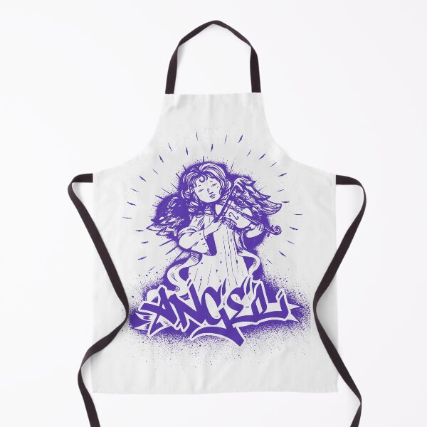 Item preview, Angel with violin music instrument graffiti designed and sold by Halabe art.