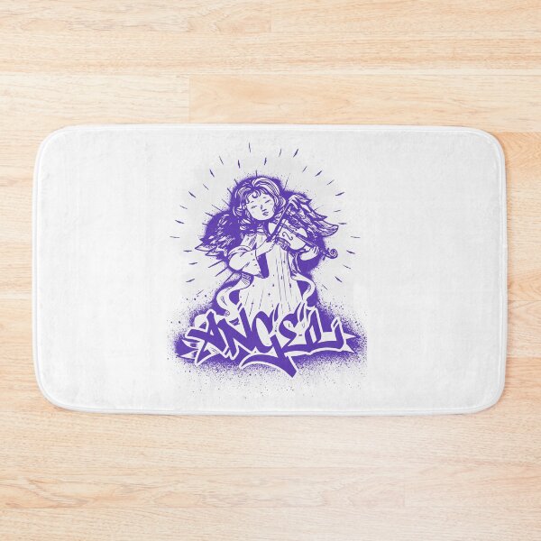 Item preview, Angel with violin music instrument graffiti designed and sold by Halabe art.